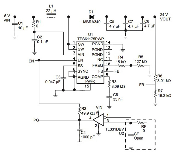 TI TPS61175 LDO TI TPS61175 LDO